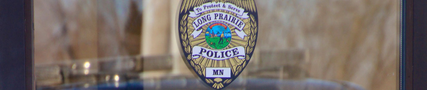 Banner for Police Department